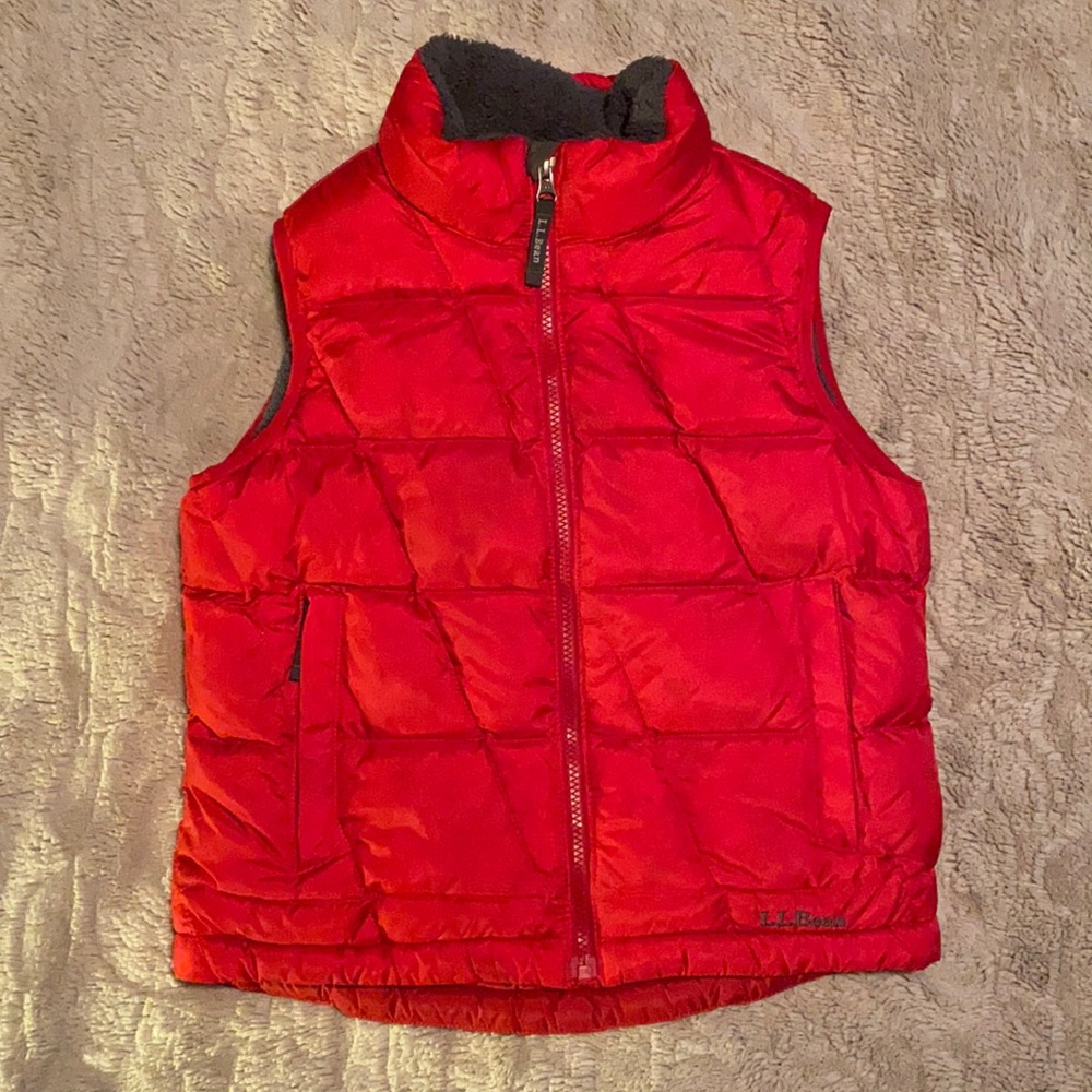 LL bean cozy down vest
